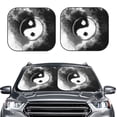 thumbnail image 2 of Fotbe Yin And Yang Juego de 2 Piezas de Parasoles para Parabrisas | Bloqueador Solar para Auto | Accesorios Plegables para Protección Solar Interior-Medium, 2 of 6