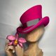 thumbnail image 3 of Sombrero de copa asimétrico, sombrero de lana, sombrero Unisex para hombres y mujeres, sombrero Steampunk, sombrero de copa, cinta decorativa a la moda, cubierta para sombrero, cabeza para hombres, 3 of 5