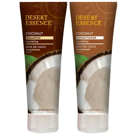 Coconut Shampoo & Conditioner Bundle, 8 Oz