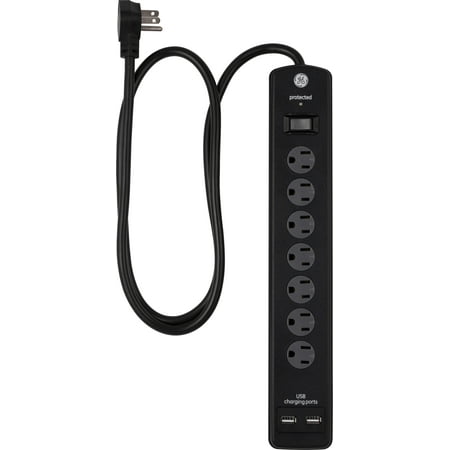 ge protector ultrapro surge outlet usb port strip power
