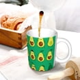 thumbnail image 3 of Yiaed Cartoon Fruit 1 Print Ceramics Coffee,Large Handle Design,Extra Large Tea and Coffee Cup for Office and Home Mugs, 3 of 6