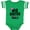 Football Green and White, variant on Inktastic Big Sister Finally with Bow and Arrow Girls Baby Bodysuit