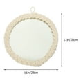 thumbnail image 2 of WHAMVOX  Mirror Wall Decor Pendant Vintage Bathroom Hanging Child White, 2 of 8