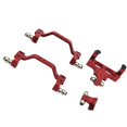 thumbnail image 4 of TISHITA 4Pcs 1:16 Servo Mount Metal Car Modified Steering Gear Holder for C64 RC Car red, 4 of 8