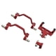 thumbnail image 4 of 4x 1/16 Servo Mount DIY Repuestos Conjunto Modificado Coche Metal Reemplazo para rojo, 4 of 9
