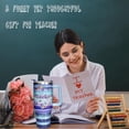 thumbnail image 2 of Teacher 40 oz Tumbler Appreciation Gifts for Women with Handle Insulated Stainless Steel Thank You Teacher Travel Coffee Mug with Lid and Straw Gifts, 2 of 6