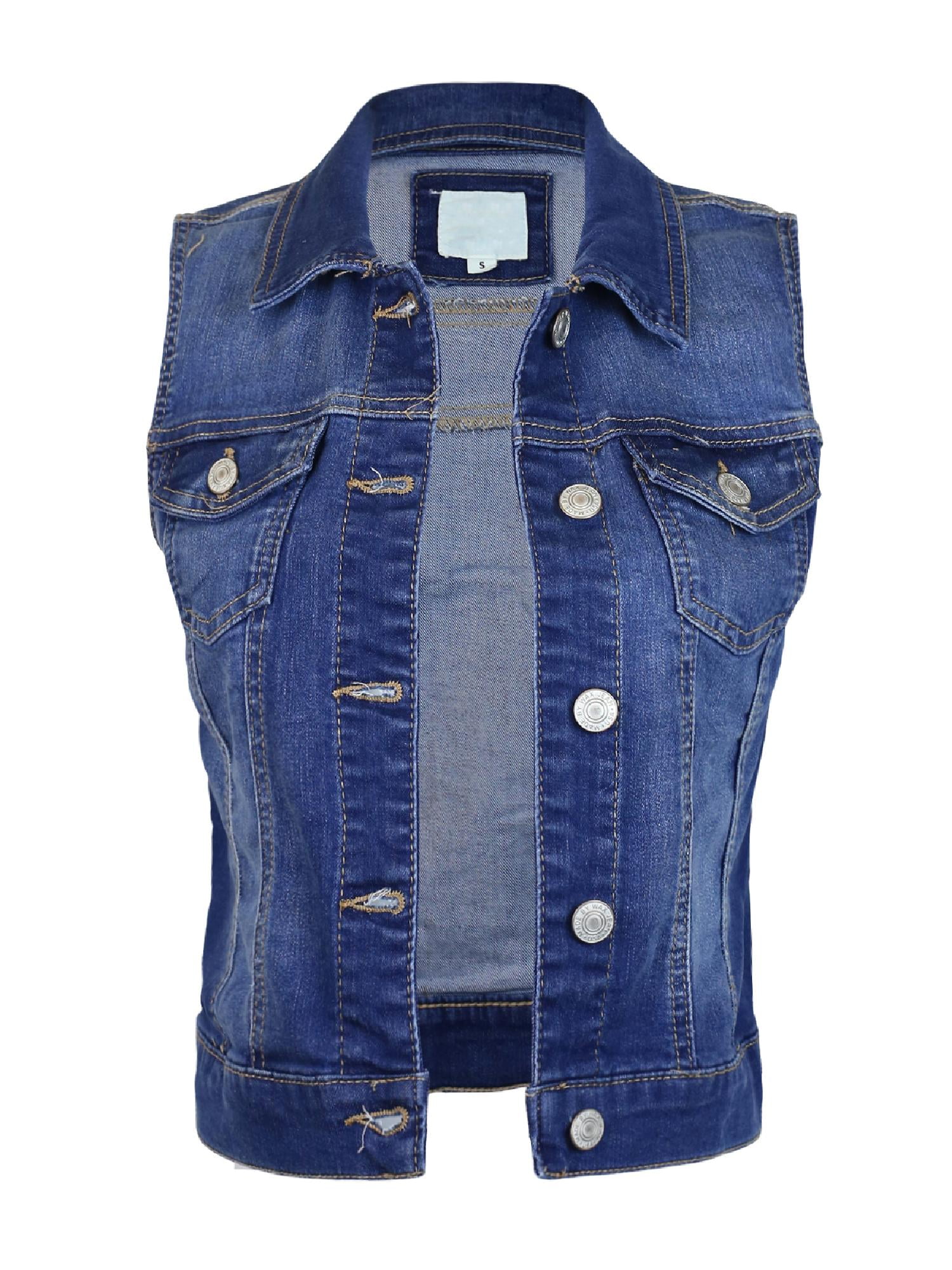 white jean jacket walmart