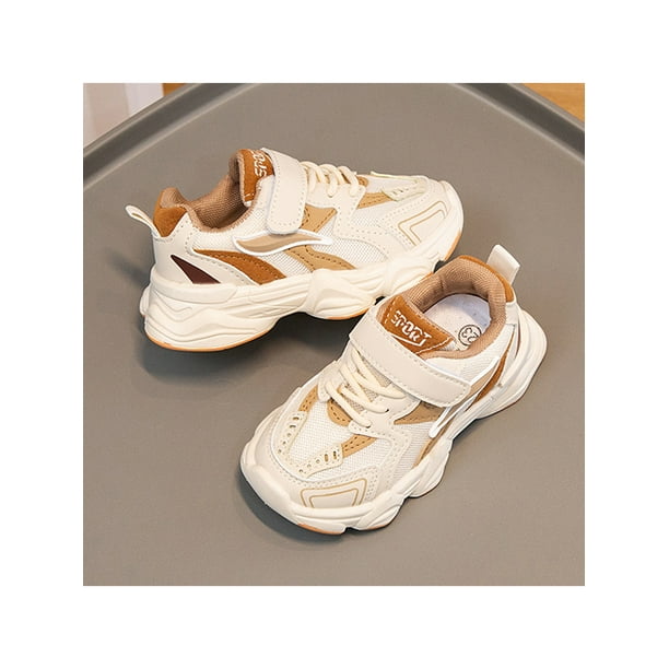 Woobling Kids Sneakers Platform Athletic Shoes Hook And Loop