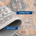 thumbnail image 4 of 2x6 Runner Rug, Washable Boho Area Rug Vintage Low Pile Non Slip Carpet for Kitchen Bathroom Living Room, 4 of 6