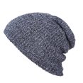 thumbnail image 1 of Sombrero de punto para hombre Invierno Suave Cálido Casual Acrílico Slouchy Hat, 1 of 7