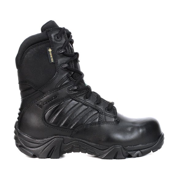 Bates Women's GX-8 Gore-Tex CSA WP Black Leather Tactical Boots E02784 - 9.5