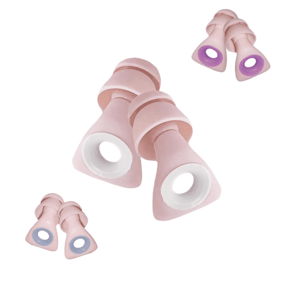 Elate Ear Plugs for Sleeping, Noise Cancelling & Reduction, Soft Silicone Earplugs for Travel, Concert, Swimming, Shooting, Reusable for Work, Snoring, Motorcycle, & Airplane, Focus, Quiet