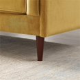 thumbnail image 5 of Pemberly Row Mid Century Modern Hudson Yellow Gold Velvet Sofa 88", 5 of 7