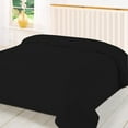 thumbnail image 1 of 100% Egyptian Cotton 1 Pcs Duvet Cover Solid (Black,Full /Queen), 1 of 3