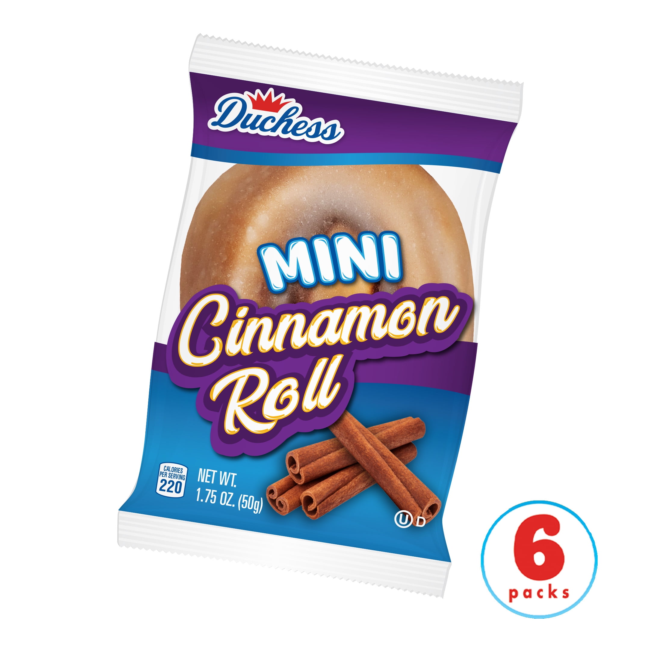 Duchess 10.5oz 6pk Cinnamon Roll