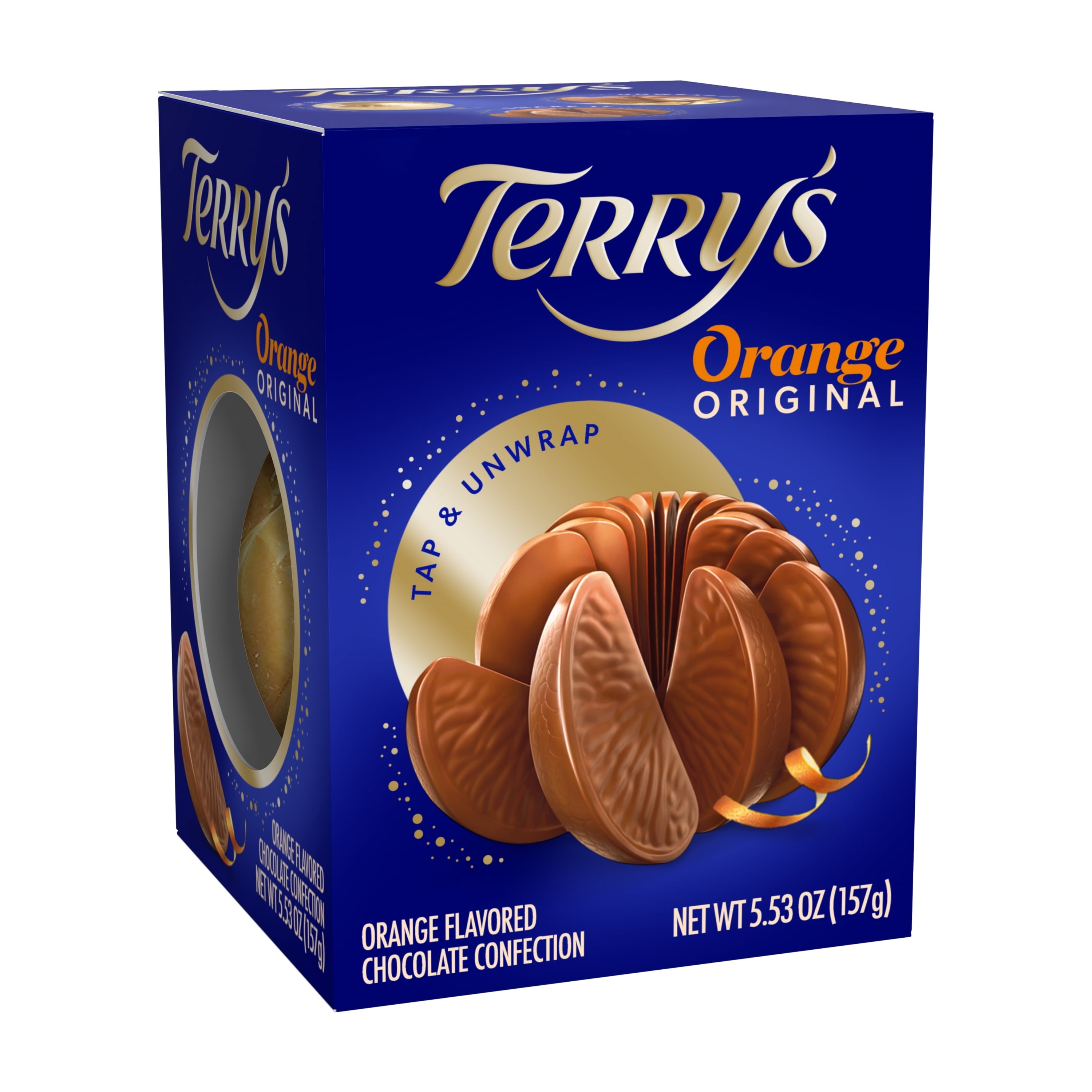 Terry's Chocolate Orange Ball, Milk, Gold Foil Wrapped, Christmas