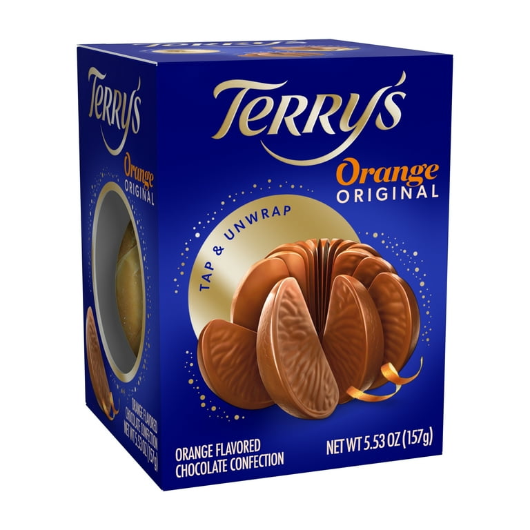 Terry's Chocolate Ball, Milk Chocolate with Natural Orange Flavor. 5.53oz Box
