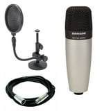 Samson C01 Studio Condenser Mic + Mic stand & mic pop filter combo ...