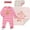 Pink, variant on Harry Potter Newborn Baby Boy or Girl Zip Up Sleep N' Play Headband Burp Cloth and Blanket 4 Piece Outfit Set Newborn