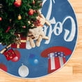 thumbnail image 5 of FMSHPON American Flag Tree Skirt Independence Day Xmas Christmas Tree Skirt Stand Mat for Holiday Party Decoration Indoor Outdoor 48 inches, 5 of 6