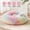 Rainbow, variant on Calming Donut Dog Bed for Large Dogs, Fluffy Faux Fur Plush Pet Bed, Cozy Warming Round Cushion, Jumbo Size Anxiety Relief Cat and Dog Cuddler