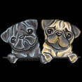 thumbnail image 3 of CafePress - Pug Pals Men's Dark Pajamas - Men's Dark Loose Fit Cotton Pajama Set, 3 of 7