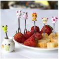 thumbnail image 2 of Fourchette à Fruits, Ensemble Mignon de 6 Fourchettes à Fruits avec Support en Acier Inoxydable pour Enfants Maison, 2 of 7