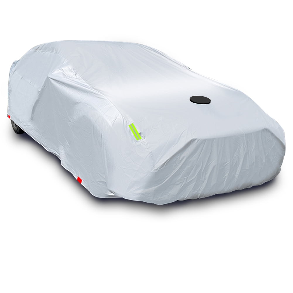 Kepooman Premium Car Cover, Waterproof All Weather Weatherproof UV Sun Protection Snow Dust Storm Resistant Outdoor Exterior Custom Form-Fit Full Padded Car Cover, Silver, 3XXL Kepooman Premium Car Cover, Waterproof All Weather Weatherproof UV Sun Protection Snow Dust Storm Resistant Outdoor Exterior Custom Form-Fit Full Padded Car Cover, Silver, 3XXL