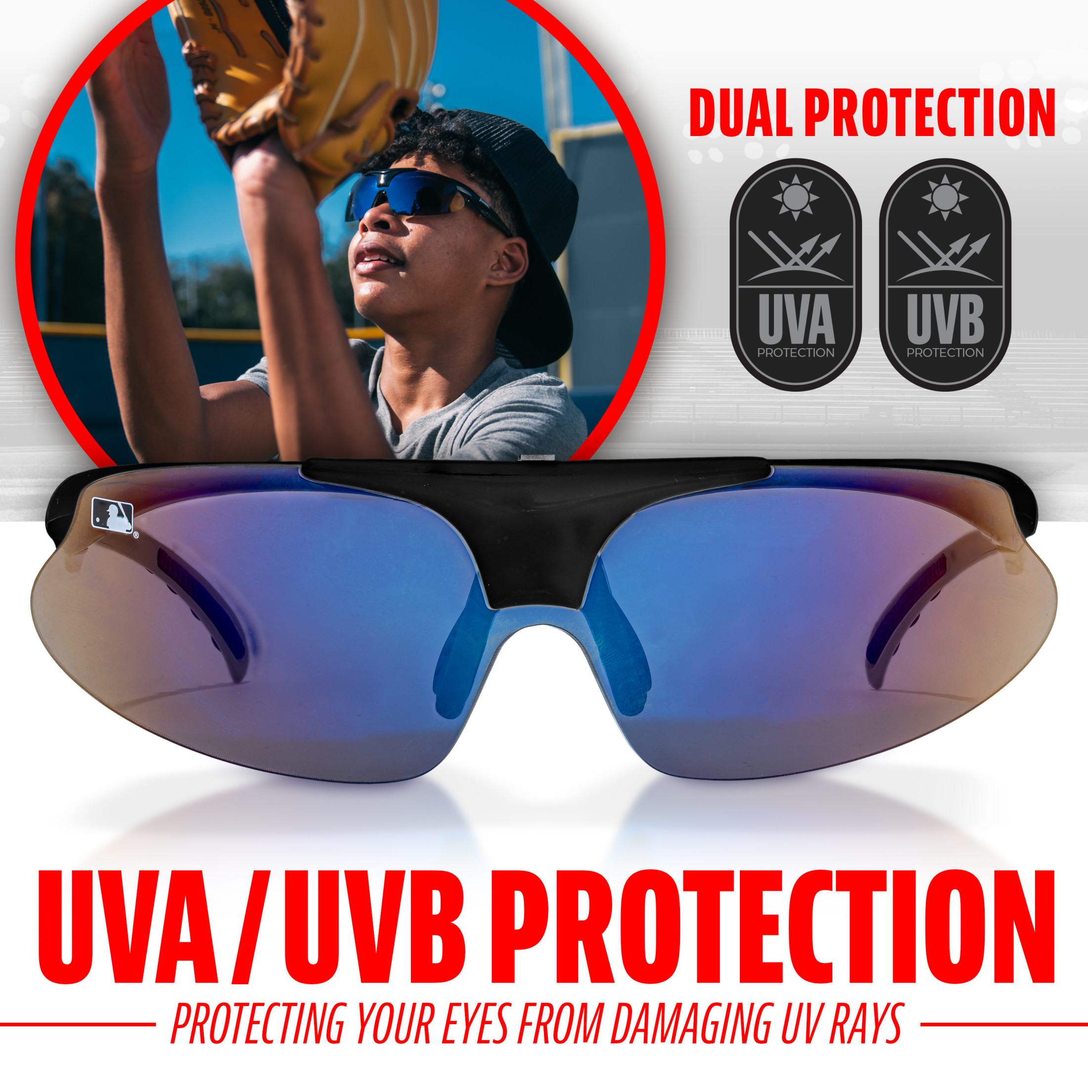 Franklin Sports Flip-Up Baseball Sunglasses, Youth & Adult photo 3