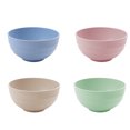 thumbnail image 3 of SNGMN Natural Straw Fiber Bowls, Lightweight Non-Breakable Soup Bowls, Dishwasher & Microwave Safe Meal Set - 4 Pack, 5.8x2.8 Inch, 3 of 9