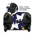 thumbnail image 4 of Bixox Washable Lama in Space Printed Luggage Cover, Fashion Suitcase Protector Fits for Small luggage, 4 of 8