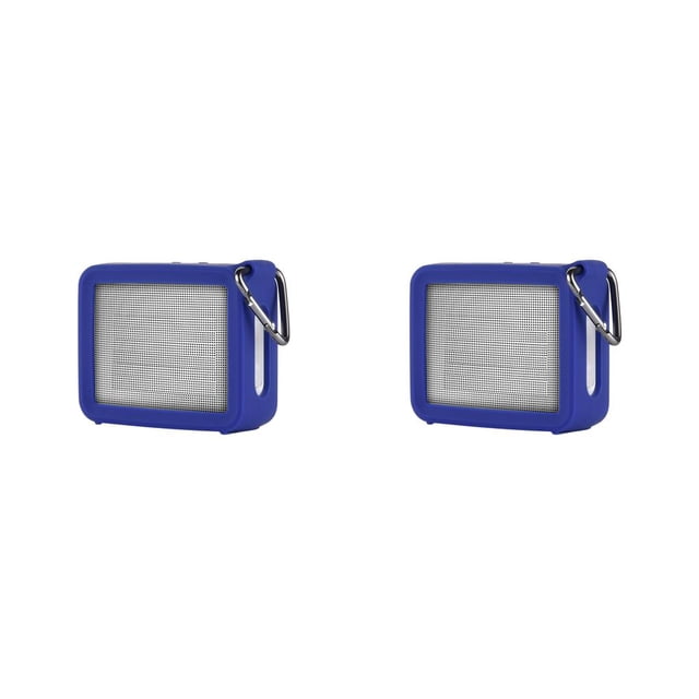 Matsuzay 1 Uds. Estuche de Audio para altavoz de peso ligero resistente a roturas para GO 2 GO2 altavoces Bluetooth nuevo portátil Shatter Azul 2piezas