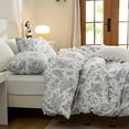 thumbnail image 2 of Floral Comforter Set Twin 2 Pieces Soft Cotton Cute Vintage Floral Bedding Comforter Lightweight Garden Style Floral Botanical Comforter Set for All Seasons 1 Comforter and 1 Pillowcases, 2 of 9