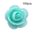 thumbnail image 2 of 100 Uds flores sin tallo decoraciones DIY 3,5 CM flores falsas nupciales suministros para fiestas JShteea El nuevo, 2 of 8