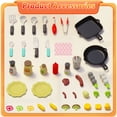 thumbnail image 5 of Freecat Kids BBQ Grill Set, Toddler Play Kitchen Toys for Ages 2 3 4 5 6, Toddler Outdoor Camping Cooking Set Toys, Play Food Christmas Birthday Gift., 5 of 9