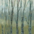thumbnail image 2 of Goldberger, Jennifer 26x26 Gold Ornate Wood Framed with Double Matting Museum Art Print Titled - Custom Transitional Treeline II, 2 of 4