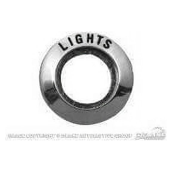 Scott Drake C4DZ-10852-B 1965-1966 Light Switch Bezel