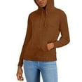 thumbnail image 2 of MSRP $50 Style & Co Womens Knit Hooded Sweater Brown Size XL, 2 of 3