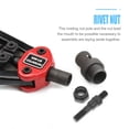 thumbnail image 2 of Rivet Nut Mandrel Nose Piece Professional Rivet Nut Rivet Tip Spare Part, 2 of 8
