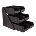 thumbnail image 4 of Cajón caja de almacenamiento estantes organizador organización práctico contenedor de almacenamiento versátil estuche para encimera gabinete de baño 6 rejillas, 4 of 8