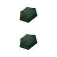 thumbnail image 1 of Guardoinrt Protection Solaire Maximale Parapluies Rotatifs avec Auvent Réglable Pliant Noir Vert 2Ensemble, 1 of 6