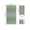 thumbnail image 4 of Green Grey Towel Set of 3, Soft Microfiber Bath Towels, Hand Towel, Washcloths, Modern Minimalist Solid Vertical Stripes Quick-Dry Absorbent Towels for Bathroom Kitchen Hotel Beach Gym Spa, 4 of 7