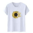 thumbnail image 3 of Blouses pour Femmes, Shorts pour Femmes, Blouse Imprimée à Manches Courtes Col Rond T-Shirt Drôle, Blouses pour Femmes Mode, Blouses à Manches Courtes pour Femmes, 3 of 5