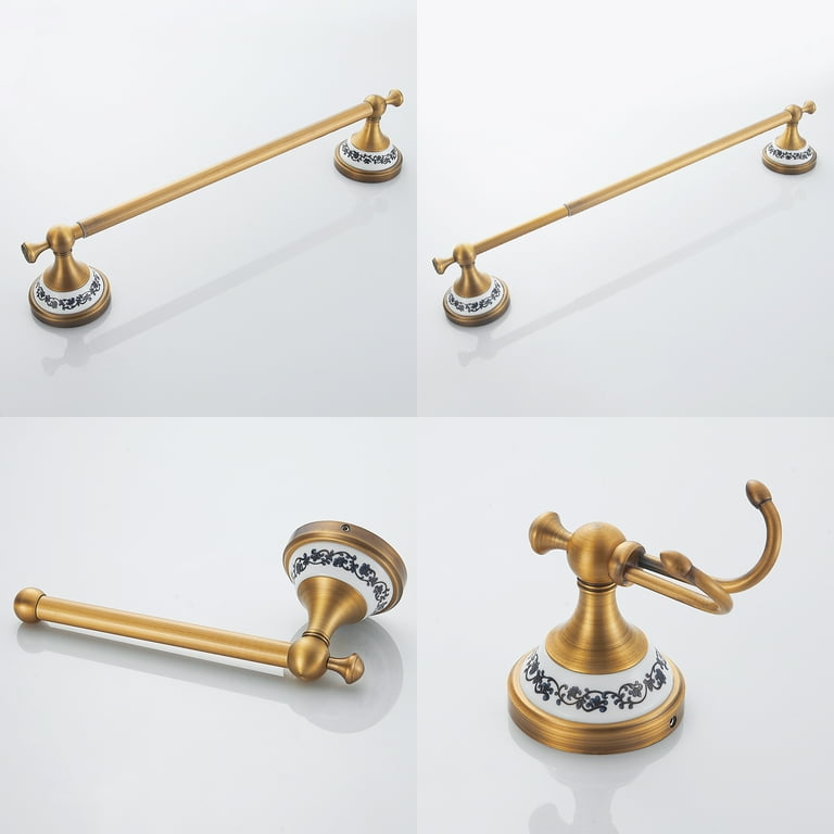 Antique bronze towel rack hotsell