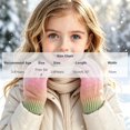 thumbnail image 3 of TKKCS Kids Gradient Knit Gloves Soft Stretchy Full Fingers Warm Elastic Ribbed Cuff Winter Gloves for Boys Girls Multicolor 3-8Years, 3 of 7