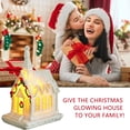 thumbnail image 4 of LED Lighted Christmas Village, Christmas Town Village Set, Christmas Village Buildings, Vintage Christmas Decor, Indoor Tabletop Decor for Home, Mantel, Holiday Display, 4 of 5