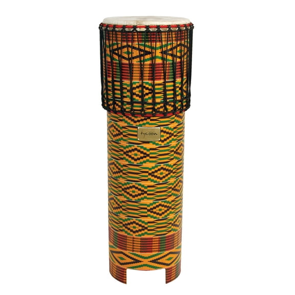 NGOMA DRUM KENTE CLOTH FINISH