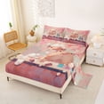 thumbnail image 2 of Erosebridal Cute Capybara Kid Bed Sheets, Blossoms Floral King Sheets, 4 Pieces, 2 of 5
