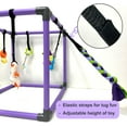 thumbnail image 5 of Puppy Play Gym for Small Dogs with 8 Hanging Toys, Jungle Playground with Interactive Funny Enrichment Toys to Keep Them Busy, 5 of 7