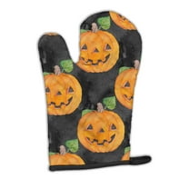 Watecolor Halloween Jack-O-Lantern Oven Mitt